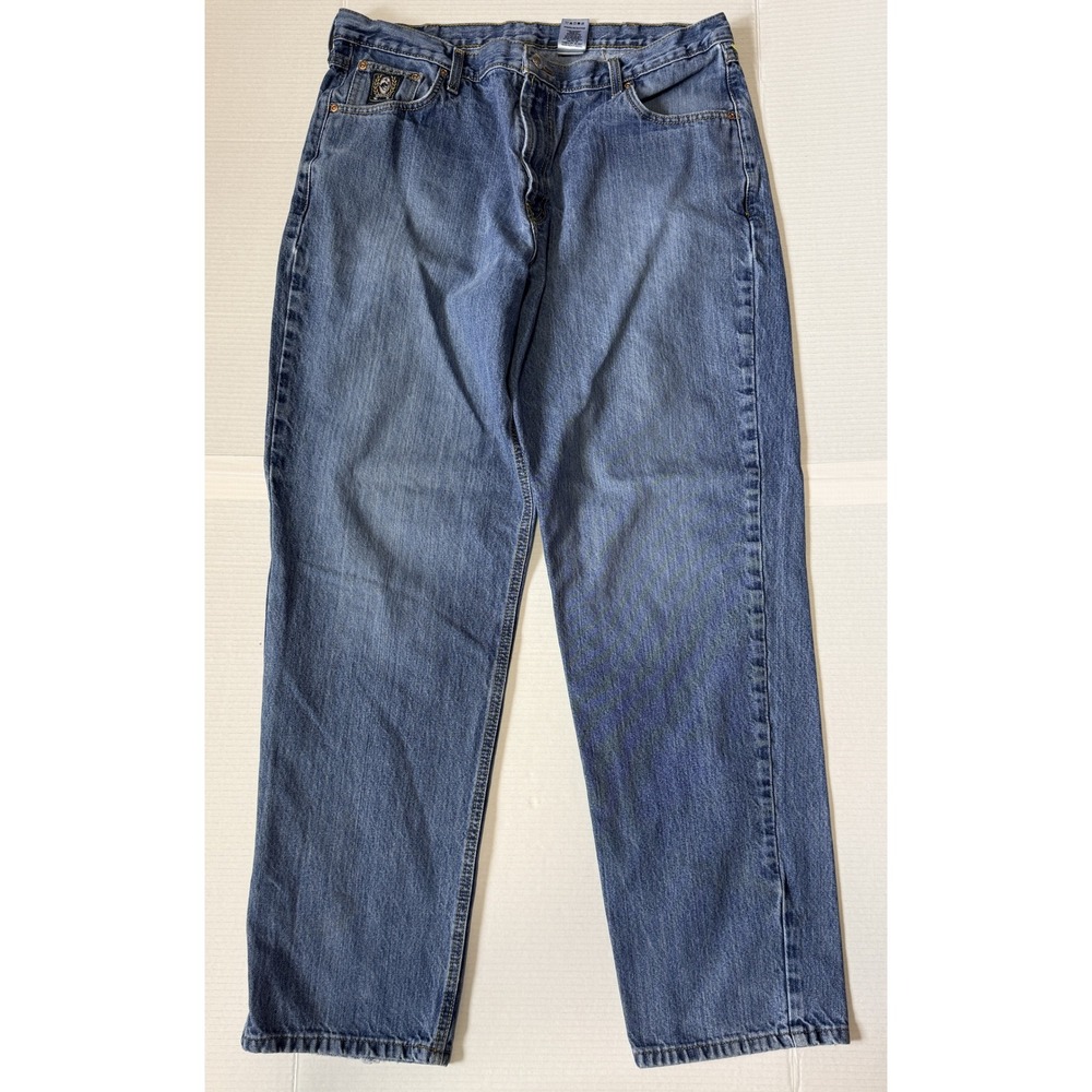 CINCH Black Label - Men's Jeans - Relaxed Straight Blue Denim MB90633002- 38x34 - Picture 2 of 8